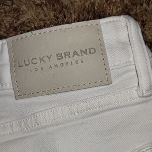 Lucky Brand Womens White Low Rise Skinny Lolita Jeans Size 12/31 Regular